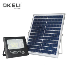 OKELI Hot sale waterproof ip66 outdoor lighting smd 30 60 100 200 watt solar led flood light price